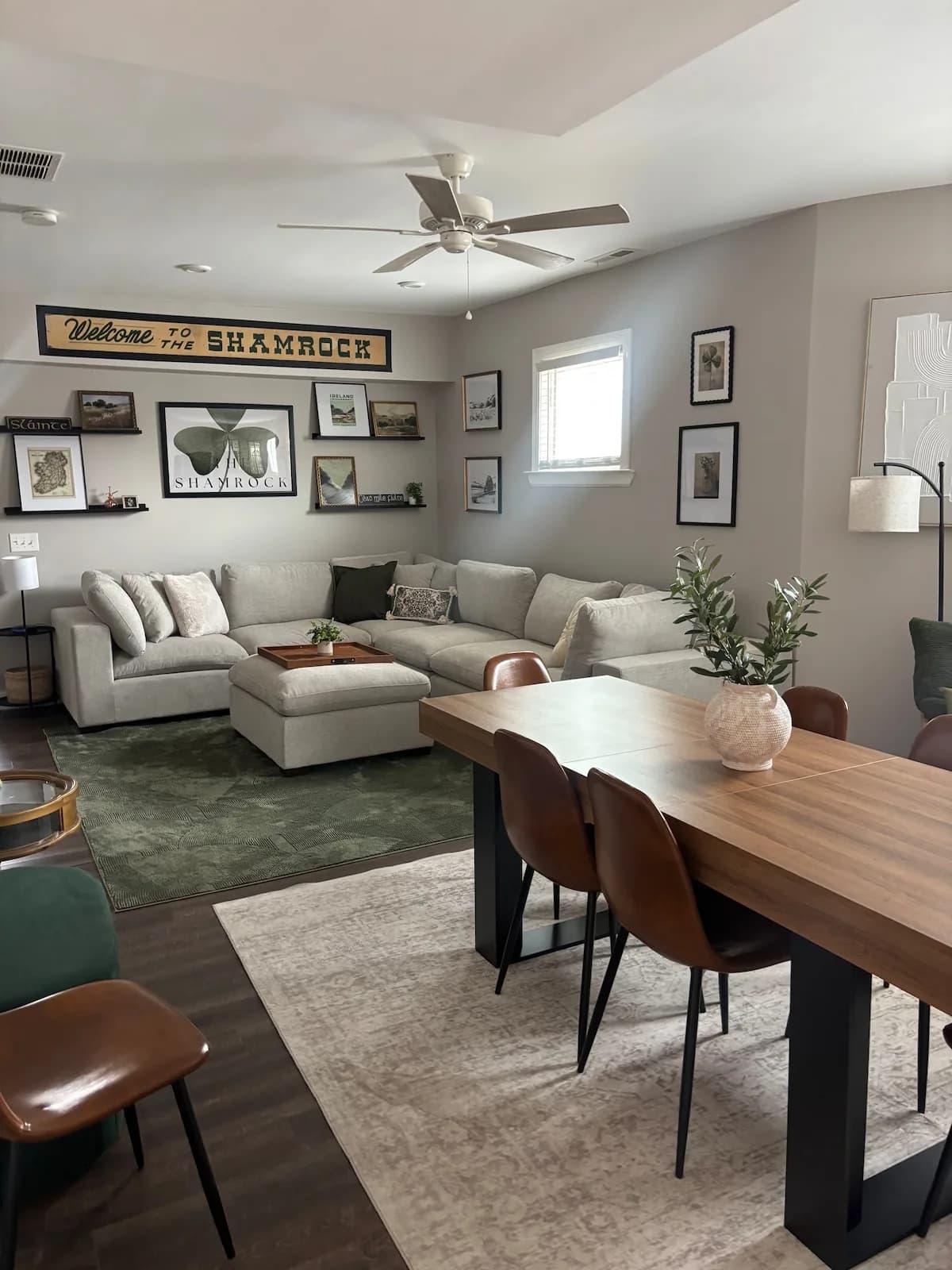 Main lounge where a full Shamrock house can gather